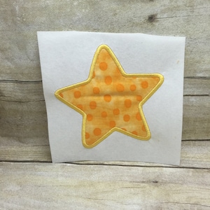 Star Applique, Star Embroidery Design Applique,