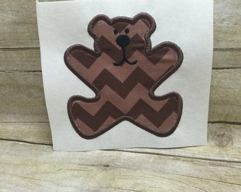 Bear Applique, Teddy Bear Applique, Teddy Bear Embroidery Design Applique