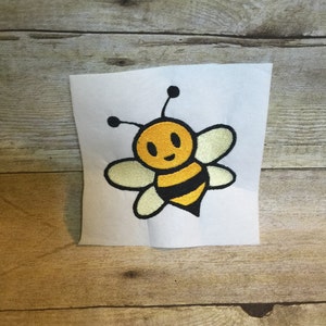 Bumble Bee diseño del bordado, apliques de abeja
