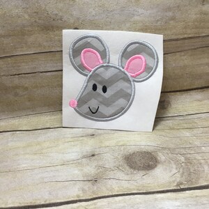 Character Inspired Mouse Jess Rabbit Embroidery Applique Design Character Inspired Mouse Jess Rabbit Embroidery Applique Design