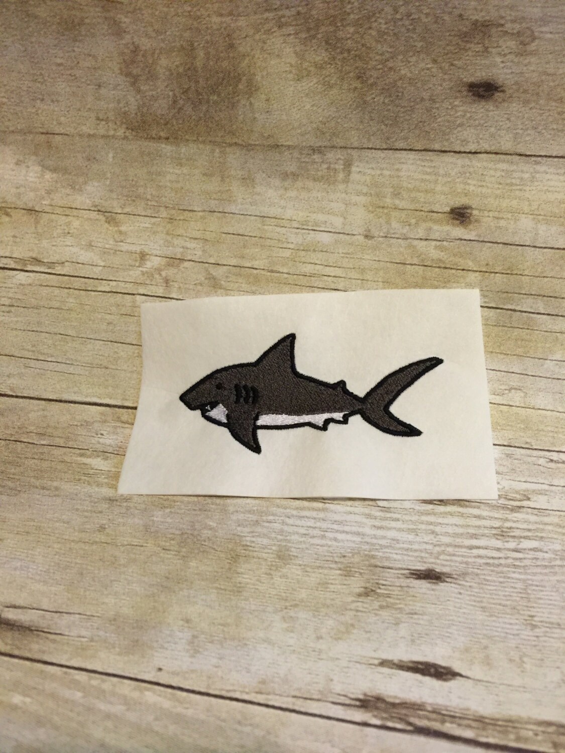 Instant Download PES DST Hangry Shark Embroidery Design