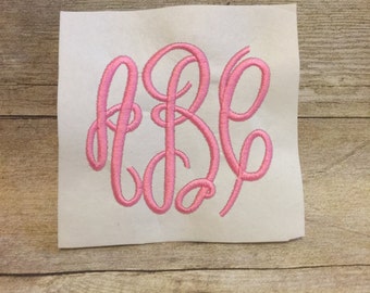 Classic Monogram Font, Classic Monogram Embroidery Font