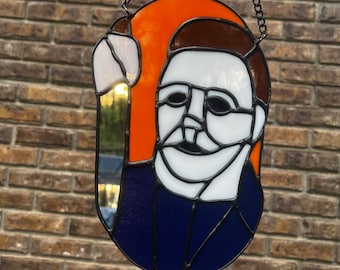 Michael Myers Halloween Stained Glass Suncatcher *Made To Order*