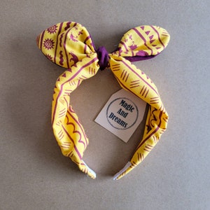 Lion King Print Bow Knot Bow Band, Knotty Bow
