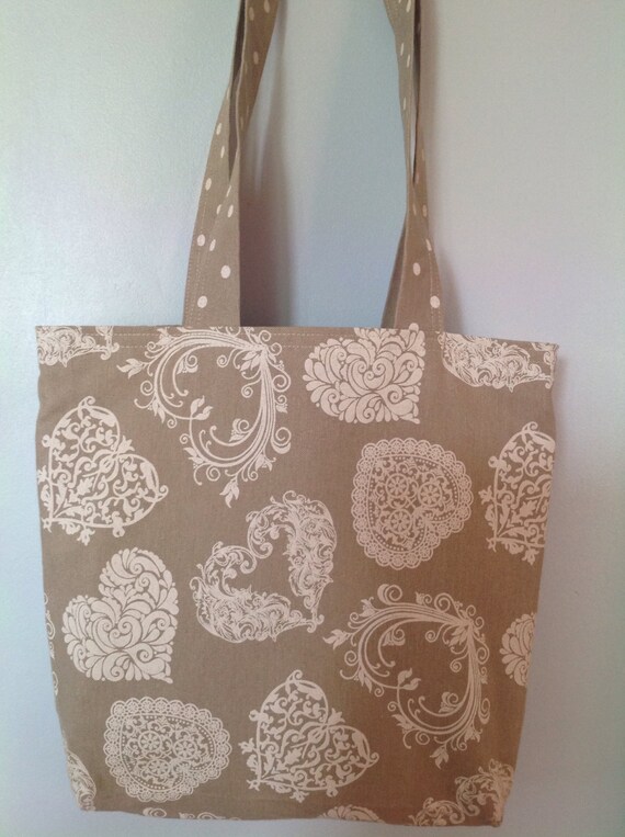 polka dot beach bag