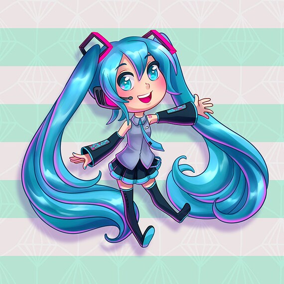 Miku Print Etsy