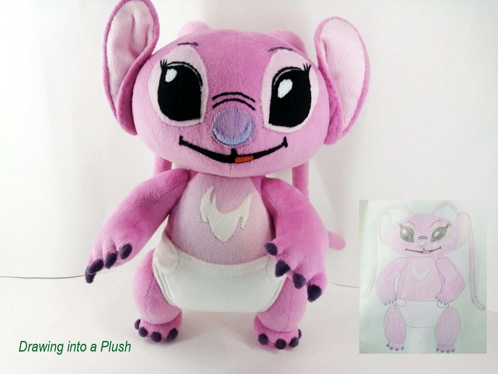 Custom Plush Just Like Big City Greens Cricket Green Inspired funmade,  Handmade From the Drawing to Order, 40 Cm . Not for Christmas 