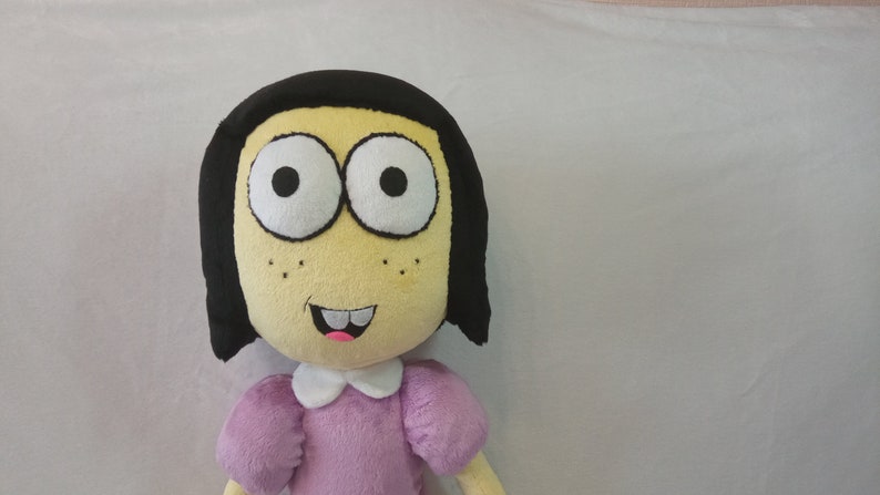 Custom plush Just Like Big City Greens Cricket Tilly inspired funmade plush, handmade to order from the drawing, 40 cm. Not for Christmas image 5