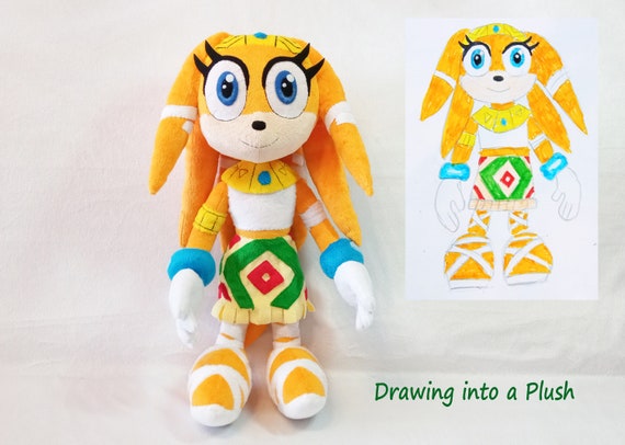 Custom Plush Just Like Tails doll inspired plush funmade 