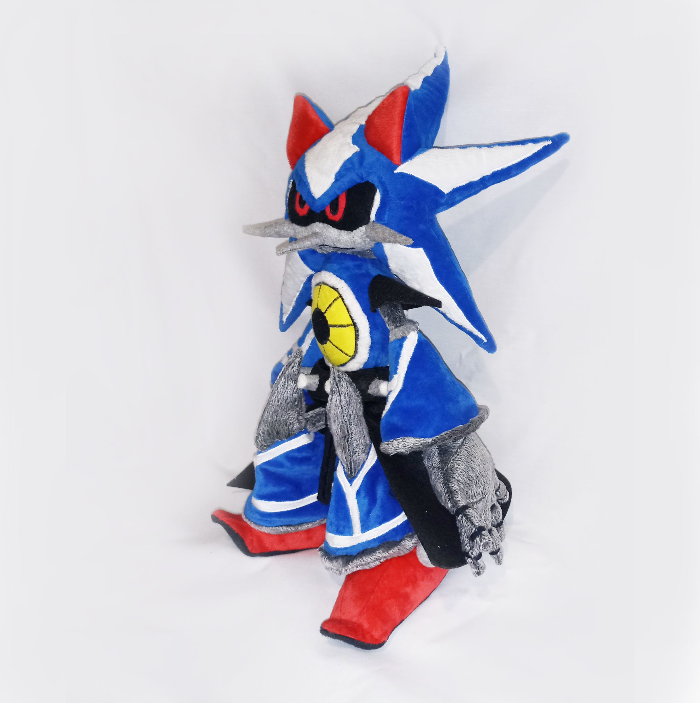 Custom Plush Just Neo Metal Sonic Inspired Funmade -  Finland