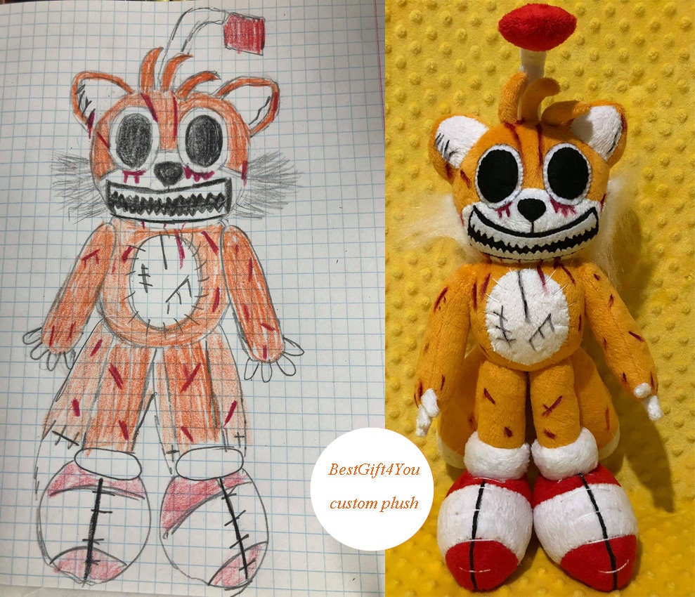 Tails EXE From Sonik Plush Toy Custom Plush Inspired by the -  Israel