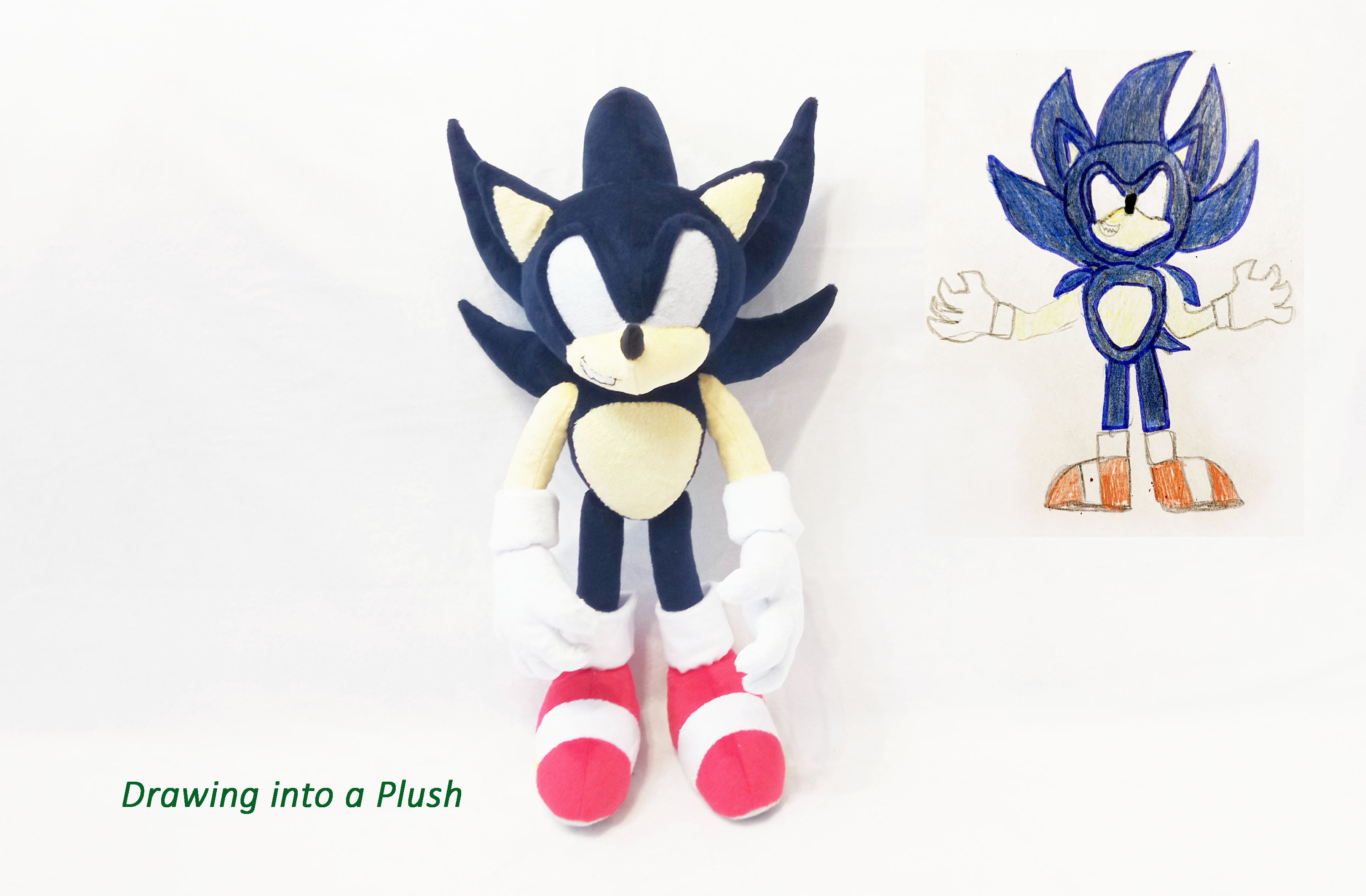 Custom Plush Just Like Sonic Exe Cyklop Sonic Plush Inspired