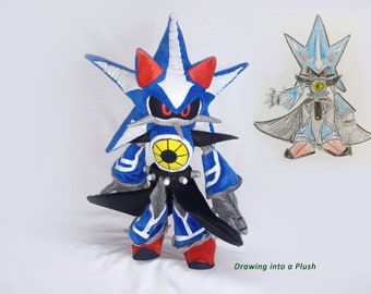 Custom Plush Just Neo Metal Sonic Inspired Funmade -  Norway