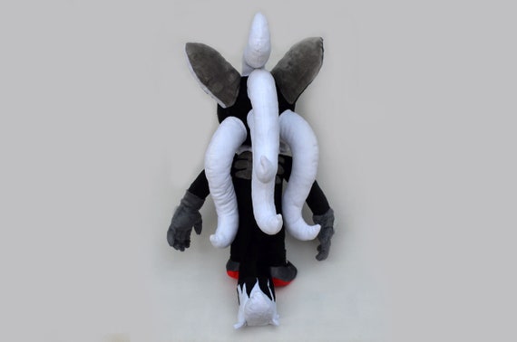 Сustom Plush Just Like Hyper Sonic the Hedgehog Inspired Handmade to Order  , Not Official 