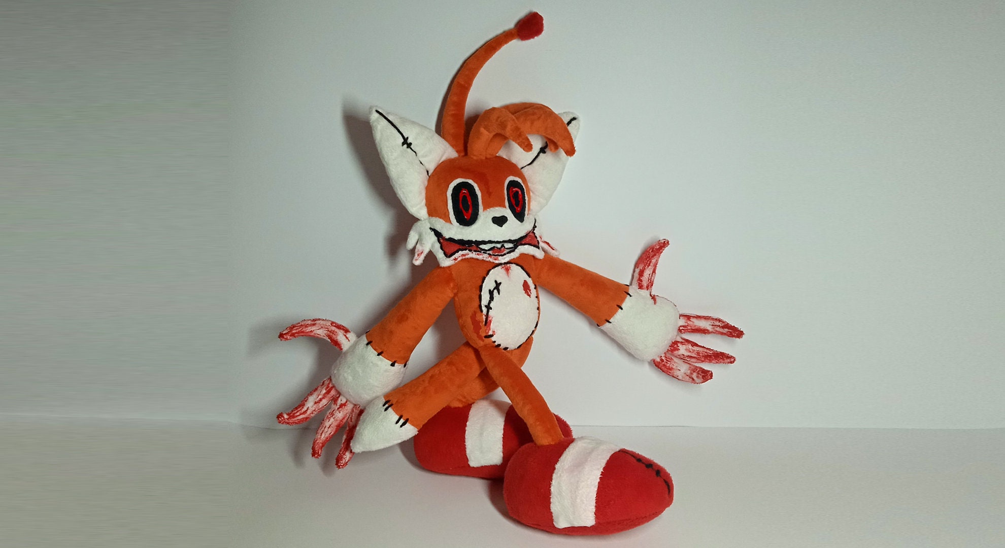 Made a realistically styled drawing of my Tails doll plush concept