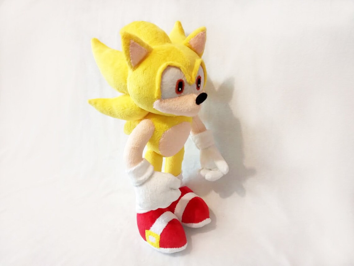 Custom plush inspired by Super Sonic made to order. Please | Etsy