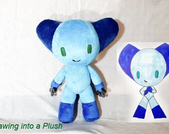 Custom Plush Just Like Robotboy Inspired Custom Plush Funmade