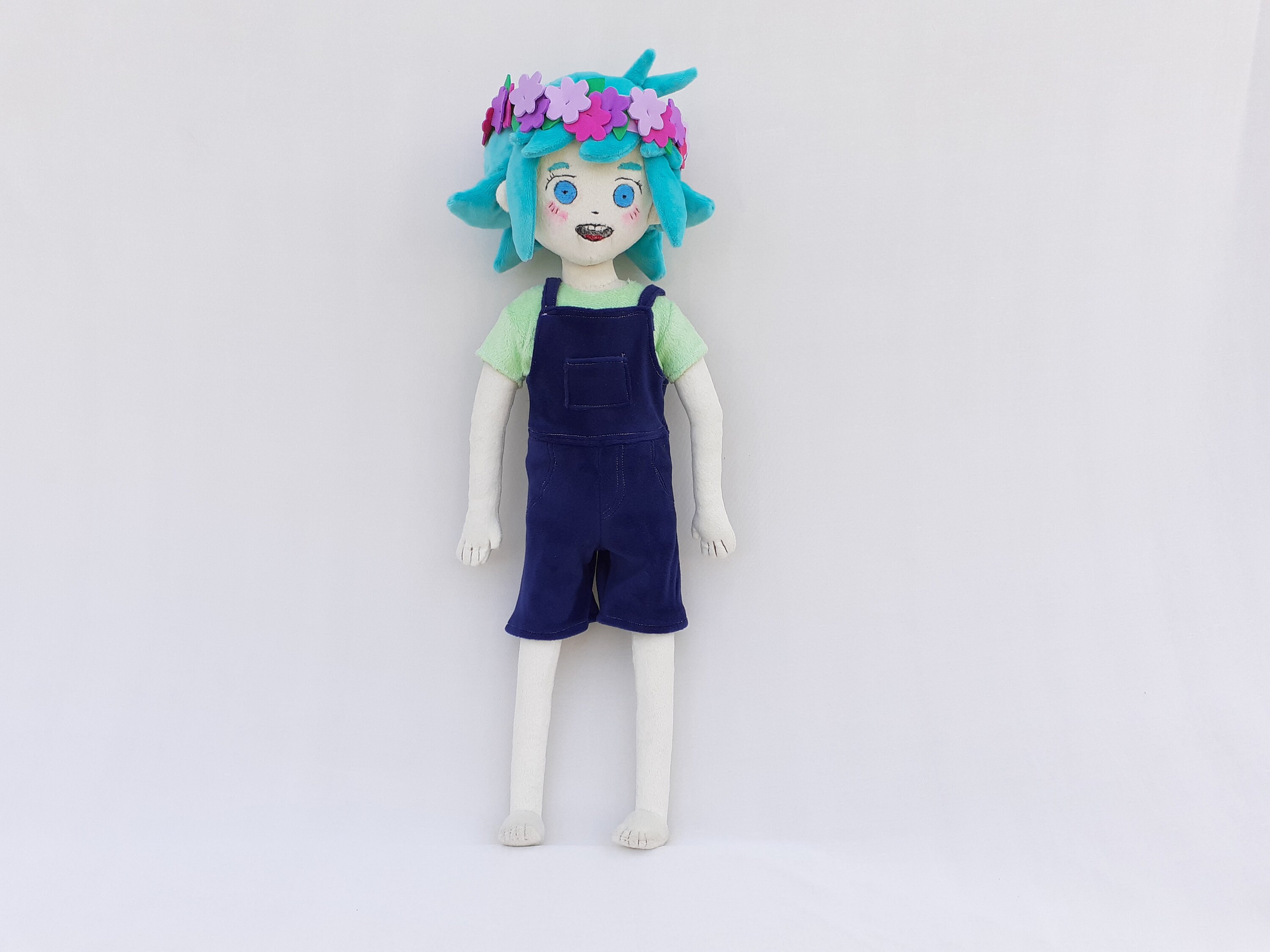 Omori Game Basil Plush Doll 