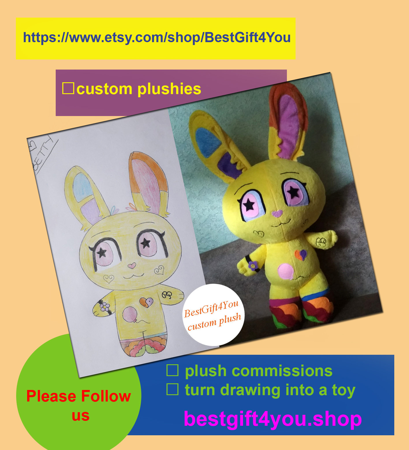 lnspired by Five Nights Freddy's -FNAF Plush Toys-Springtrap Plush for  Children's Birthday Gifts