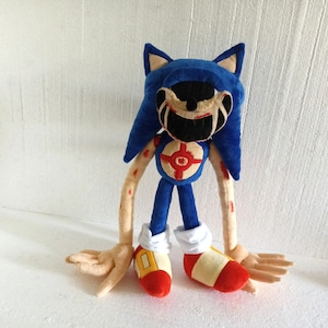 Сustom Plush Just Like Hyper Sonic the Hedgehog Inspired Handmade