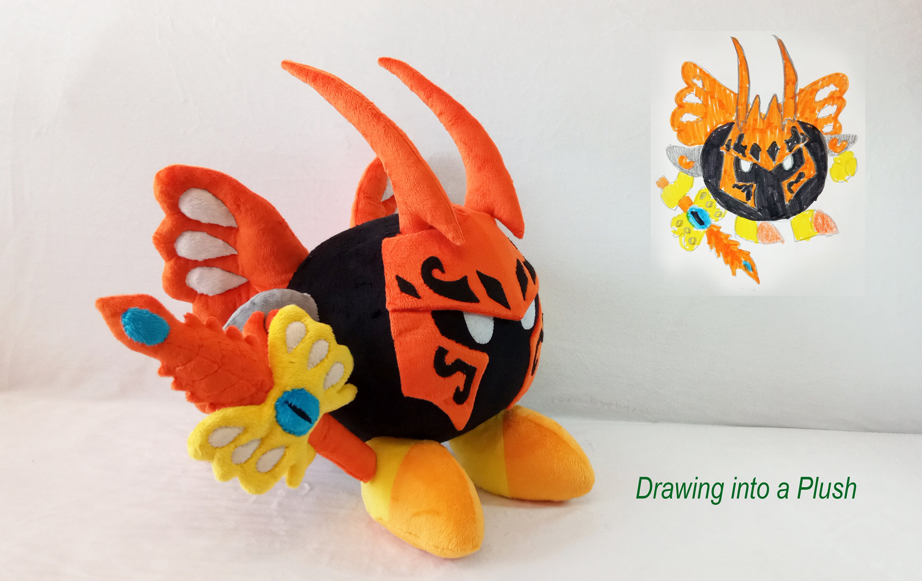 Custom Plush Just Like Reborn Morpho Knight From Kirby Star - Etsy