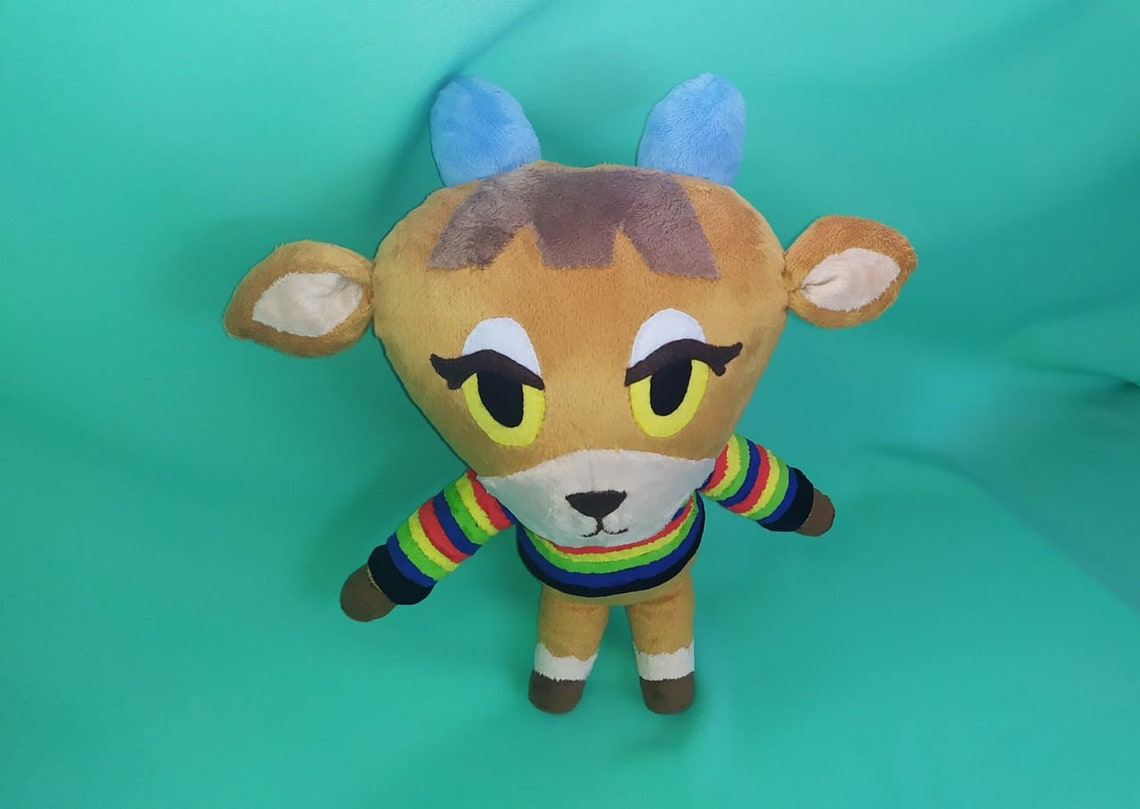 Animal Crossing Pashmina custom plush made to order 4o cm | Etsy