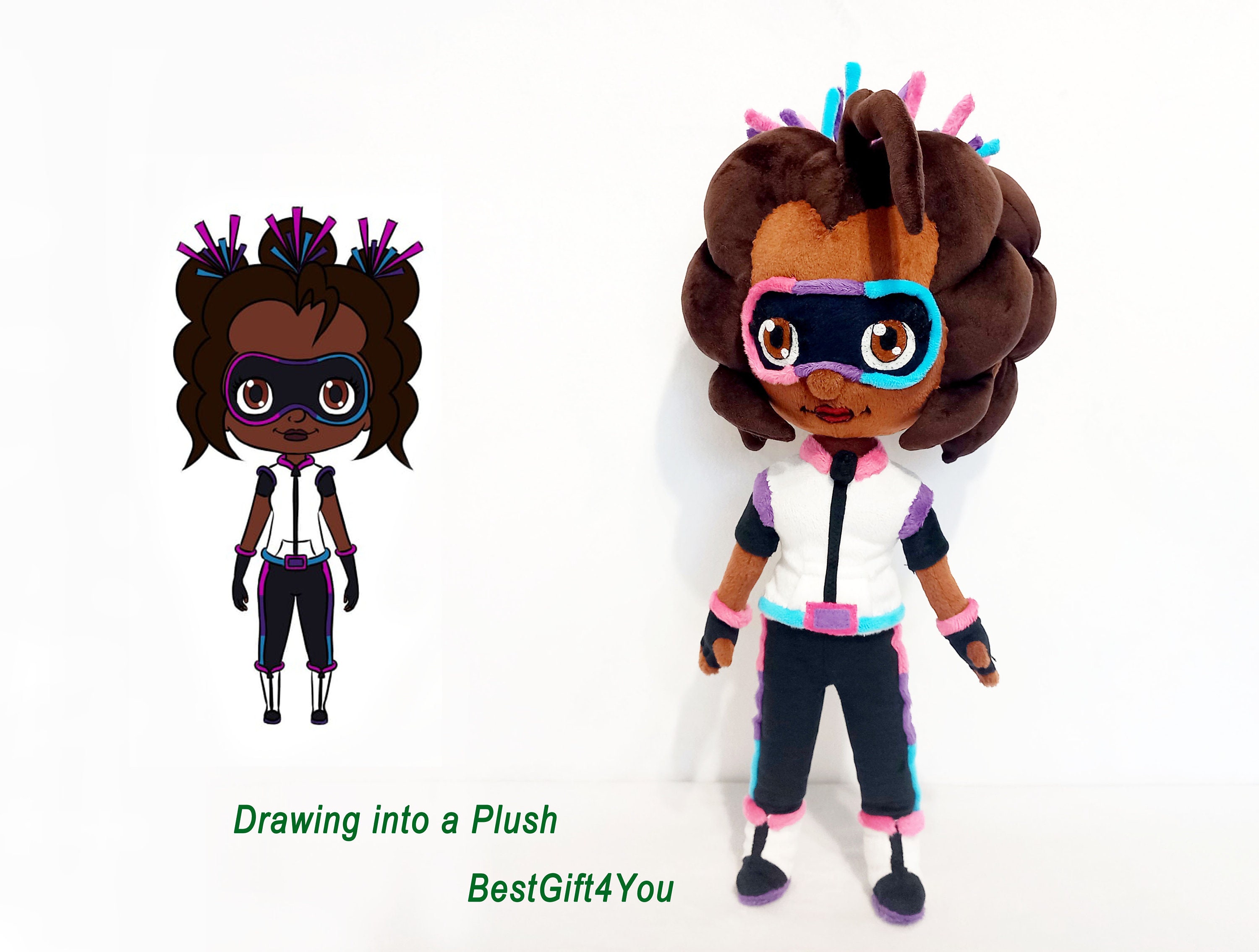 Custom Plush Toy Plush Commission Drawing to Toy. Please Etsy UK