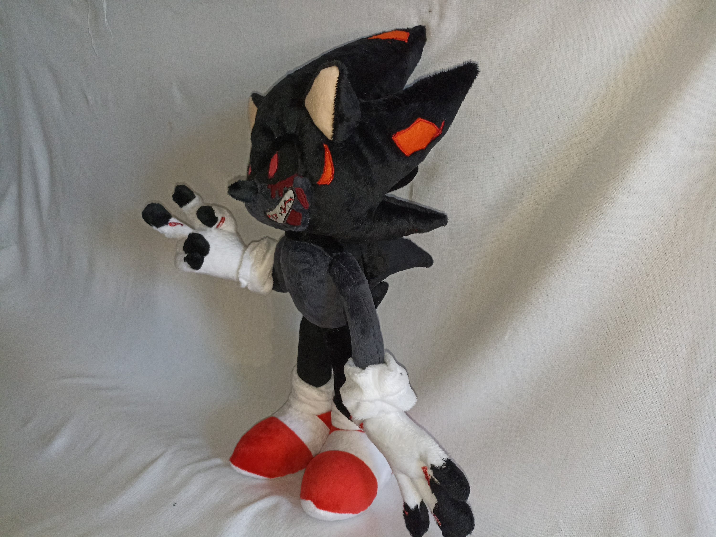 Custom Plush Just Like Dark Sonic Exe Inspired Plush Funmade