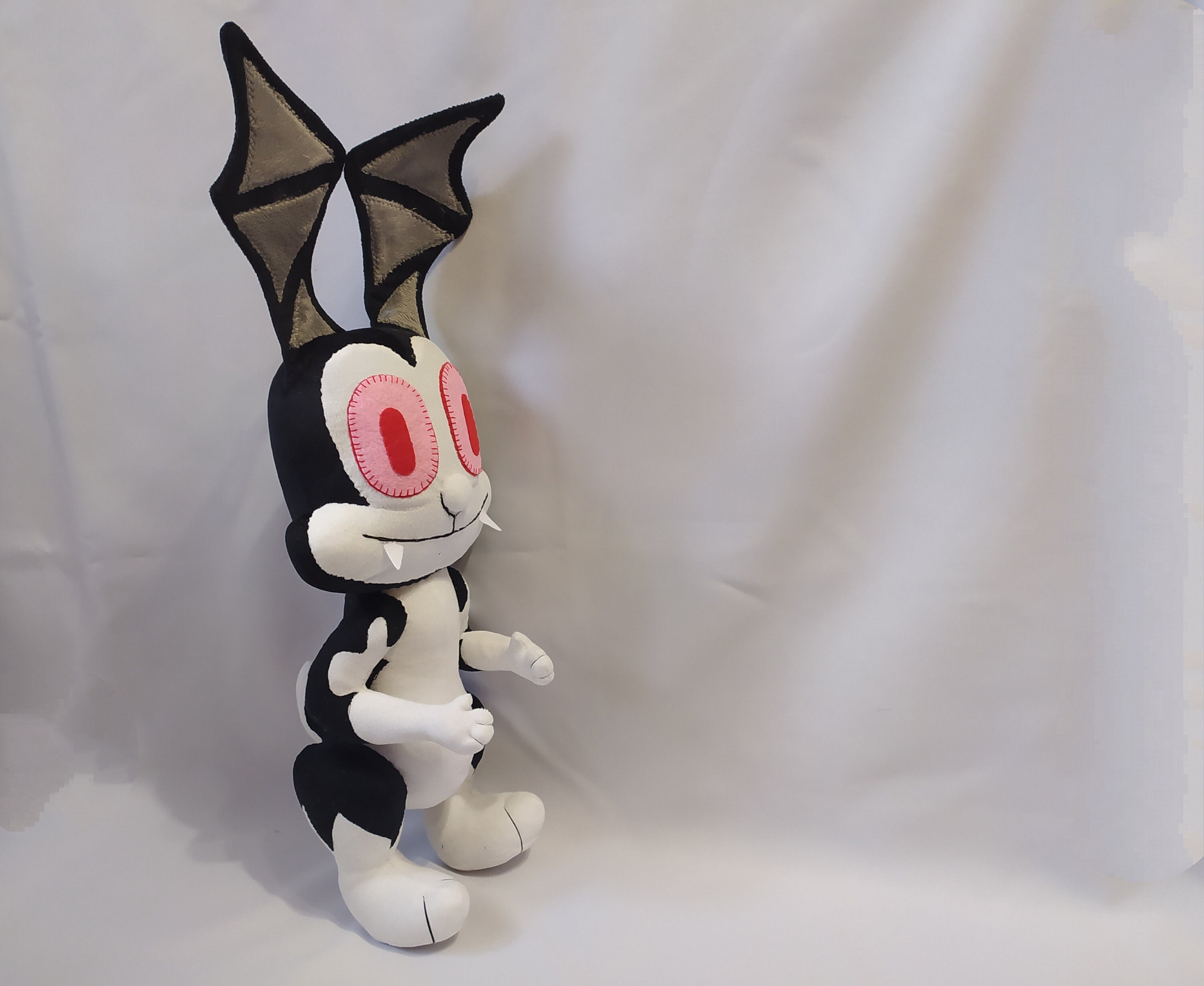 Banicule Rabbit Vampire. Bunny Bunnicula Plush. It is a Sample 