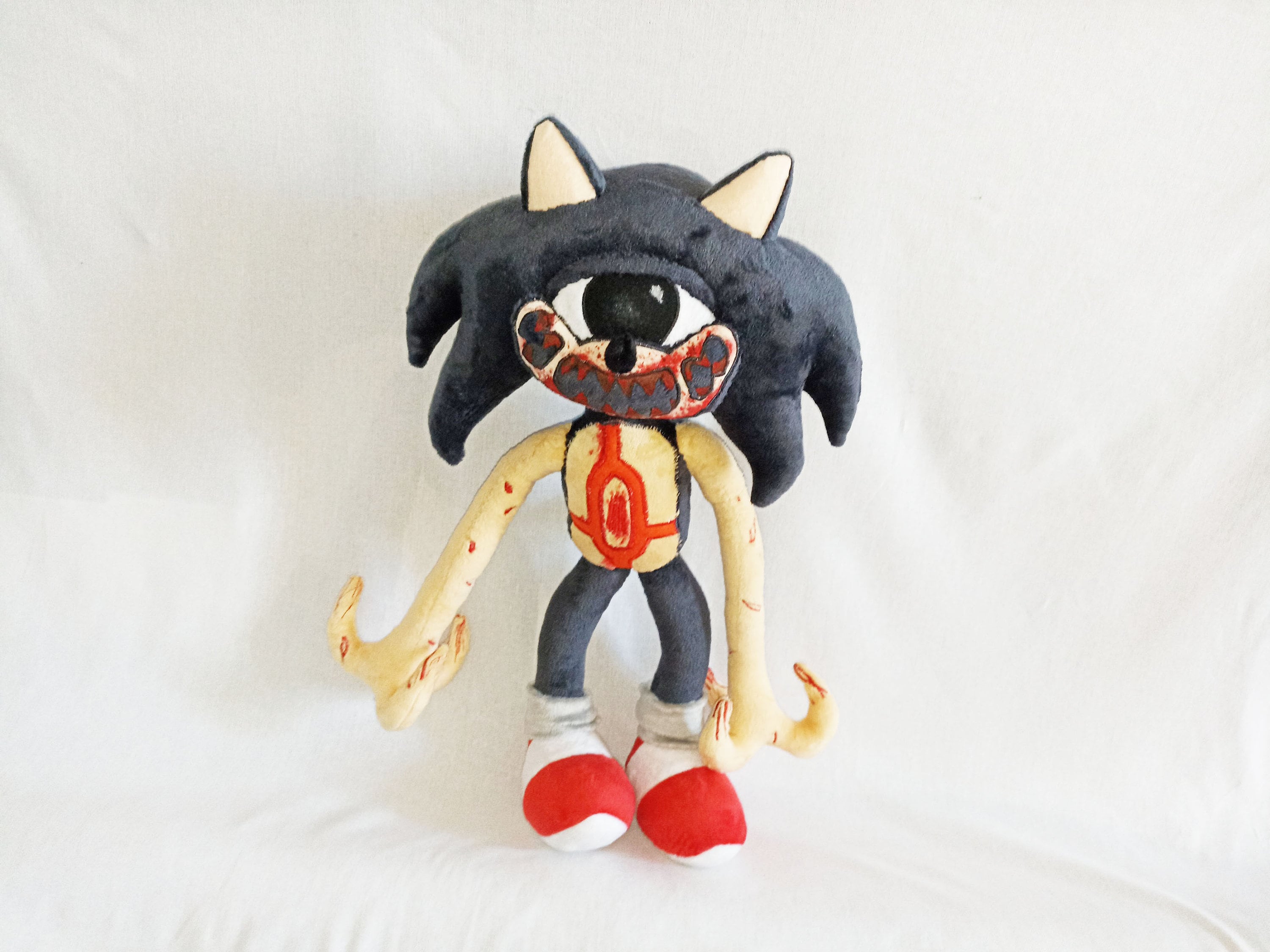 Custom Plush Just Like Sonic Exe Cyklop Sonic Plush Inspired