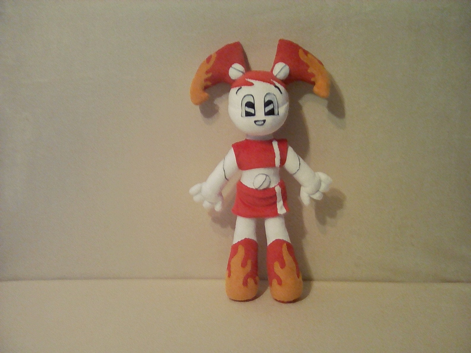 Plush made from the drawing inspired by Jenny robot Life as Etsy