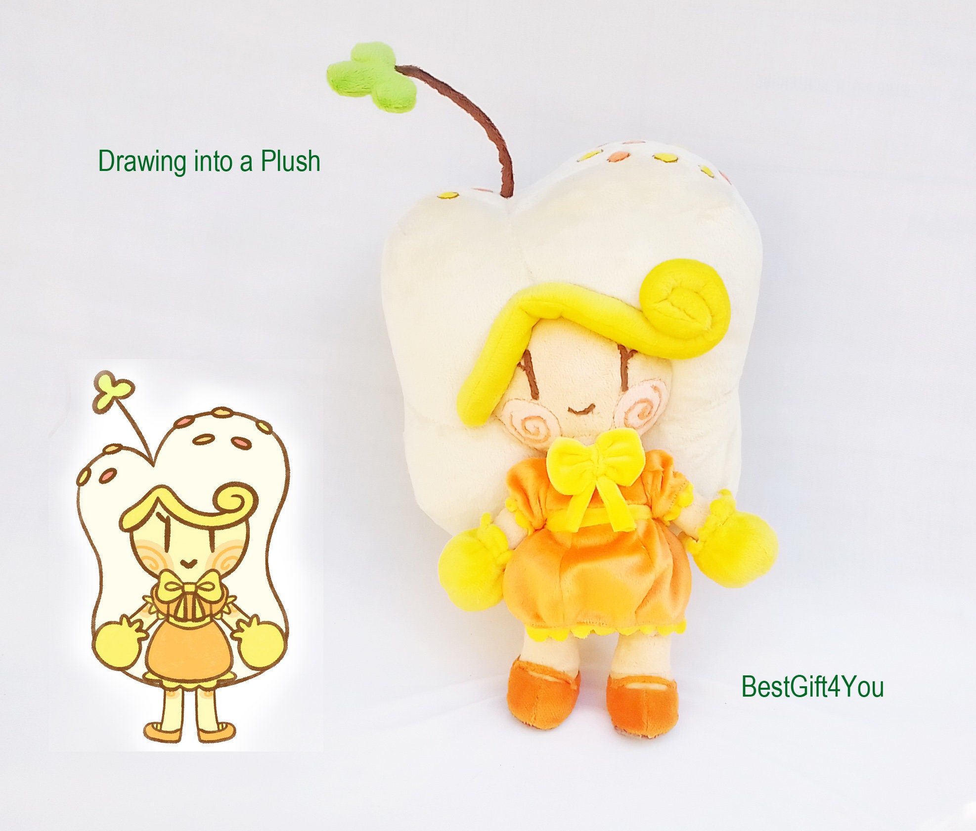Battle For Dream Island Plush, Cute Cartoon Mini Bfdi Plushies Leaf