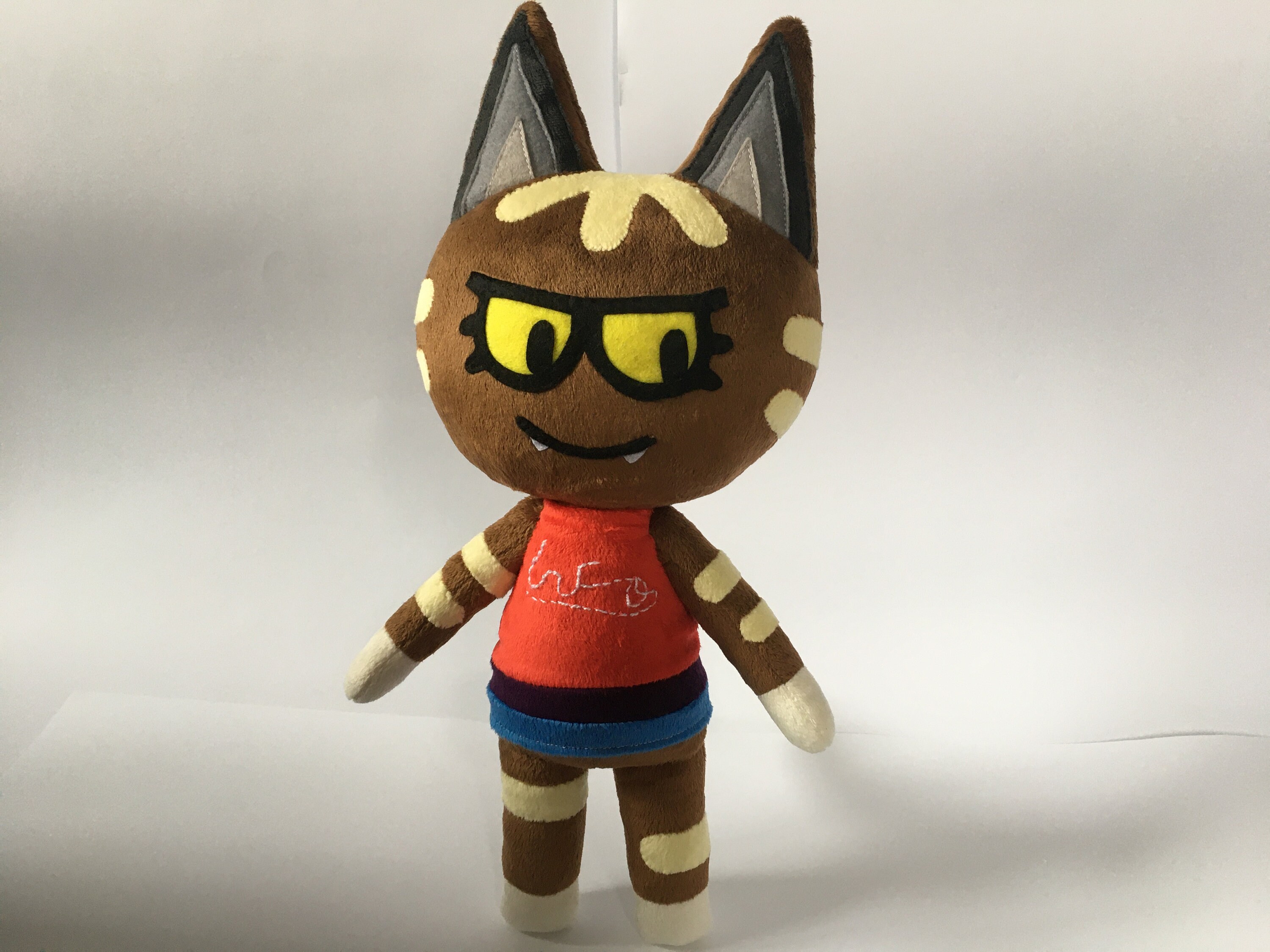Custom plush Animal crossing Katt inspired. Please send us Etsy