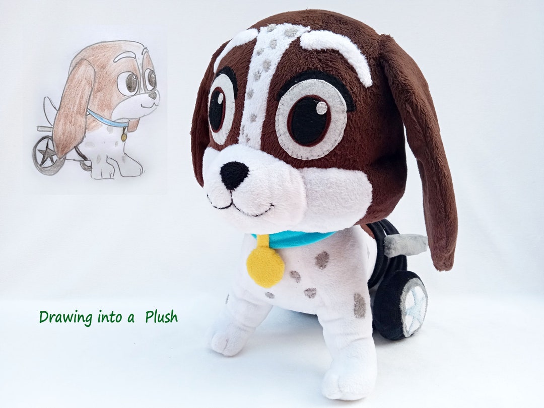 Custom Plush Just Like Lollie From Puppy Dog Pals Inspired funmade Unofficial Made to Order From the Drawing 40 Cm Etsy Singapore