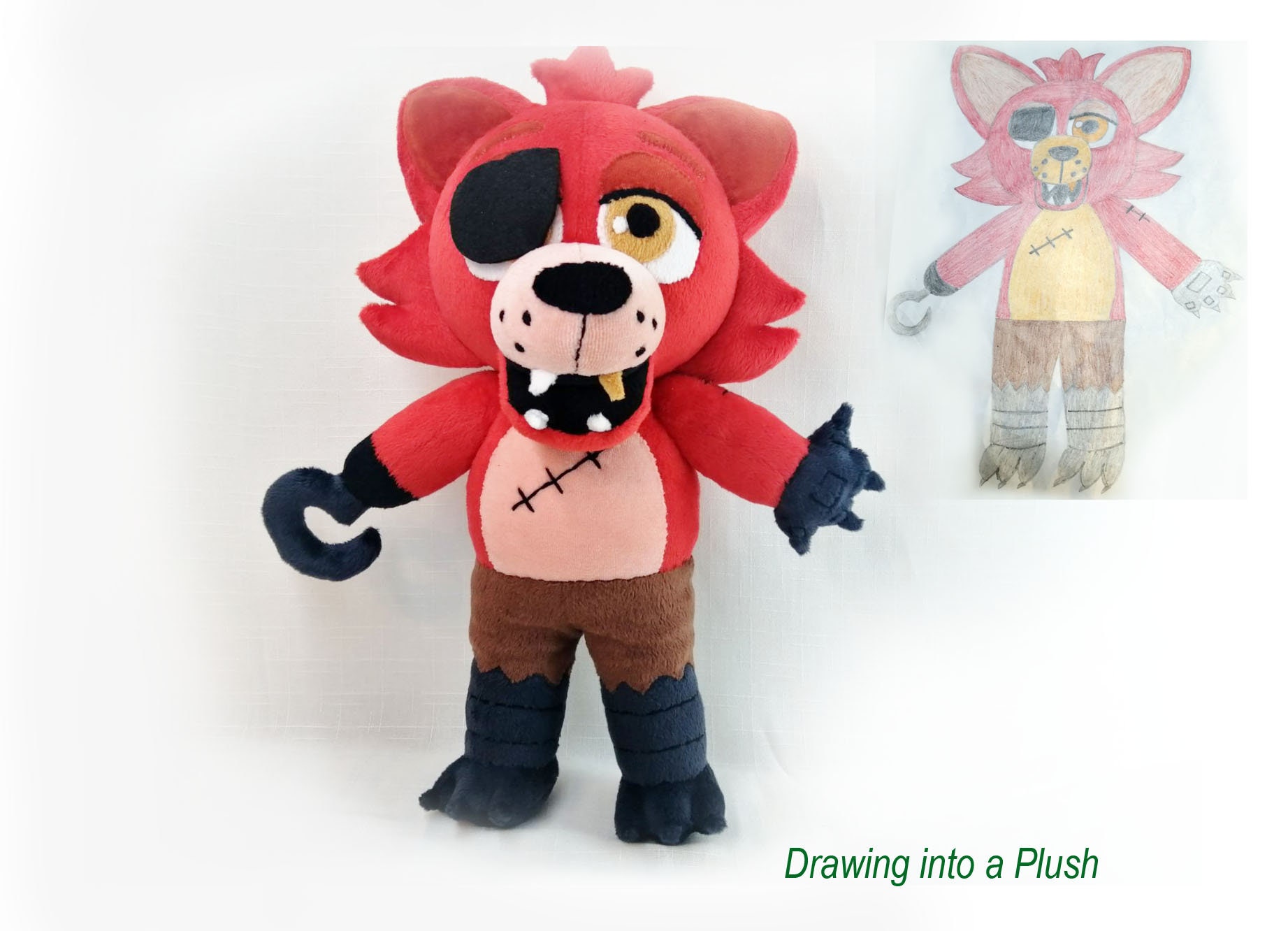 Five Nights At Freddy's Plush Foxy With Missing Nose