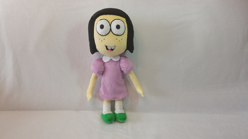 Custom plush Just Like Big City Greens Cricket Tilly inspired funmade plush, handmade to order from the drawing, 40 cm. Not for Christmas image 2