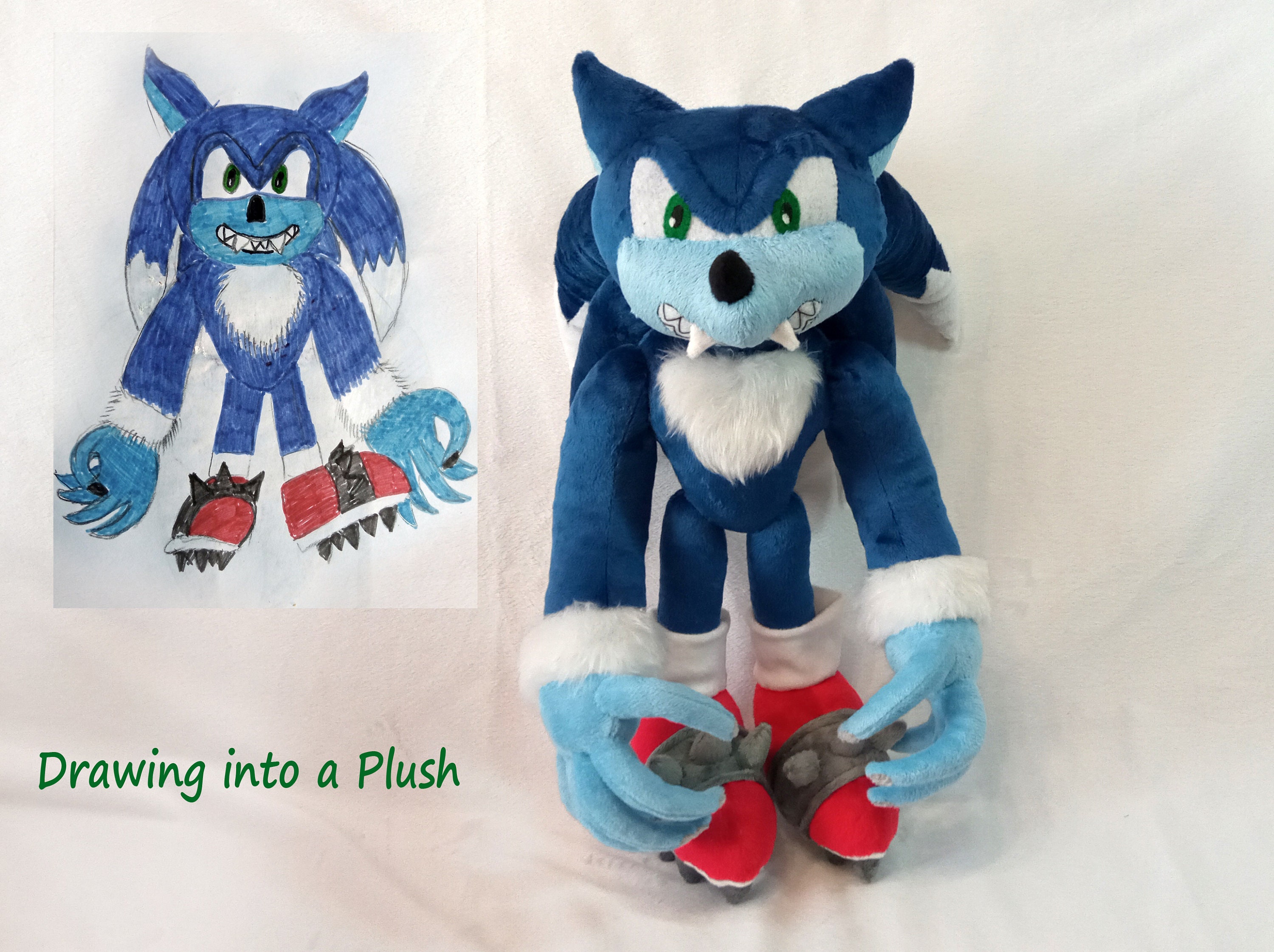 Sonic The Hedgehog Stofftier Plüsch blue Plush Figure 30 cm 