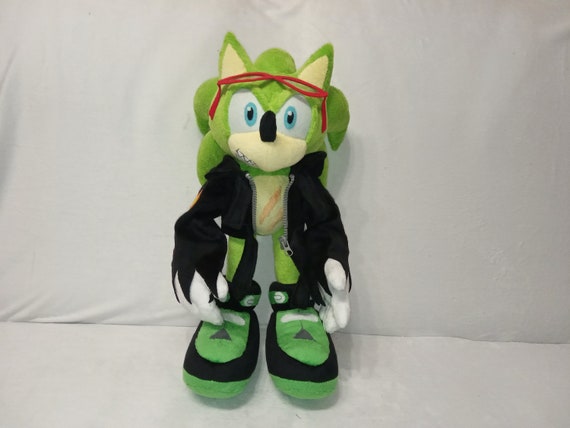 Сustom Plush Just Like Hyper Sonic the Hedgehog Inspired Handmade