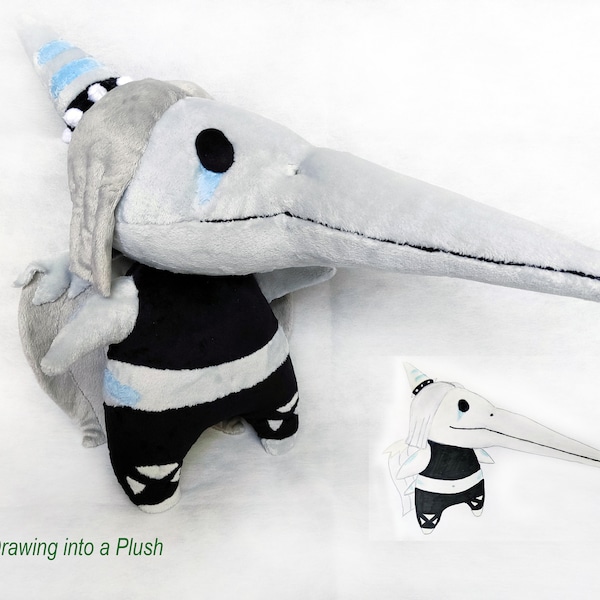 Custom Plush Just lIke Fang snoot  Goodbye Volcano High  inspired, funmade  unofficial to order. 40 сm, made to order