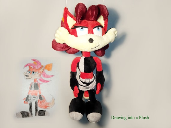 Custom Plush Just Like Sonic Exe Cyklop Sonic Plush Inspired