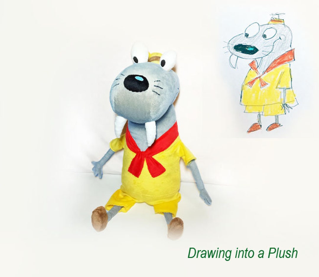 Custom Plush Just Like Harold From Camp Lazlo Inspired Plush, Funmade