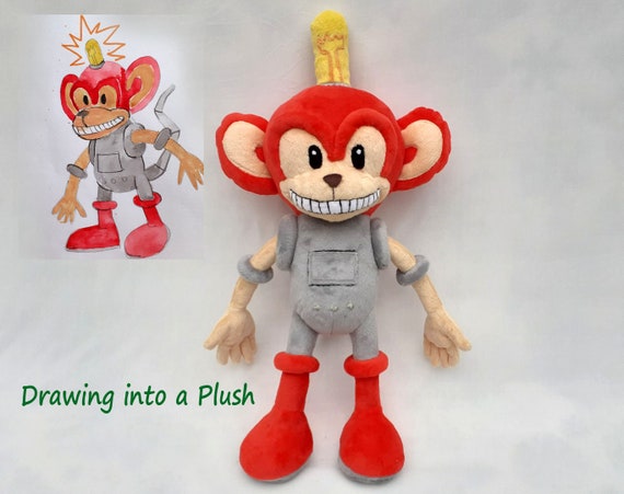 Mecha Sonic Inspired Custom Handmade Designer Toy