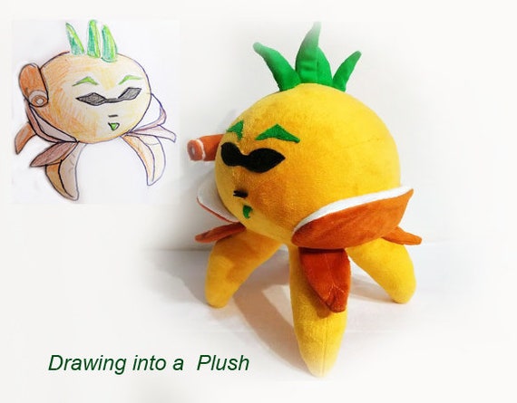 Custom Plush Just Like Tails Doll Inspired Plush funmade 