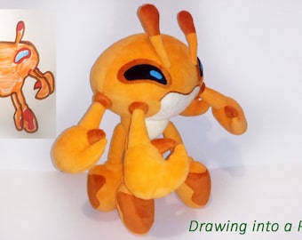 Custom plush. Inspired by  Shortstuff  297 Lilo and Stitch . Please send us your drawing.