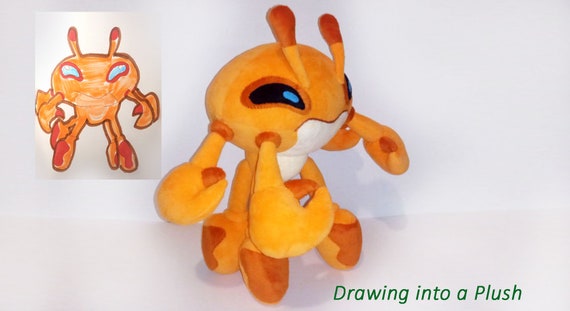 Made a realistically styled drawing of my Tails doll plush concept