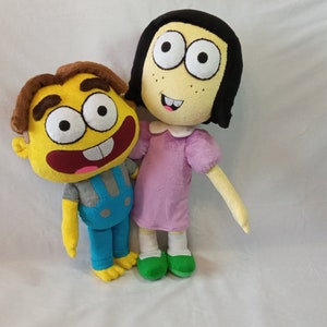 Custom plush Just Like Big City Greens Cricket Tilly inspired funmade plush, handmade to order from the drawing, 40 cm. Not for Christmas image 10