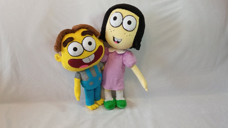 Custom plush Just Like Big City Greens Cricket Tilly inspired funmade plush, handmade to order from the drawing, 40 cm. Not for Christmas image 10