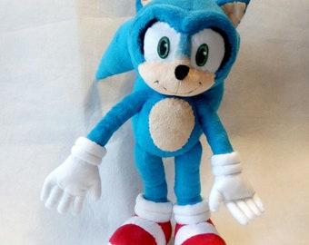 light blue sonic plush