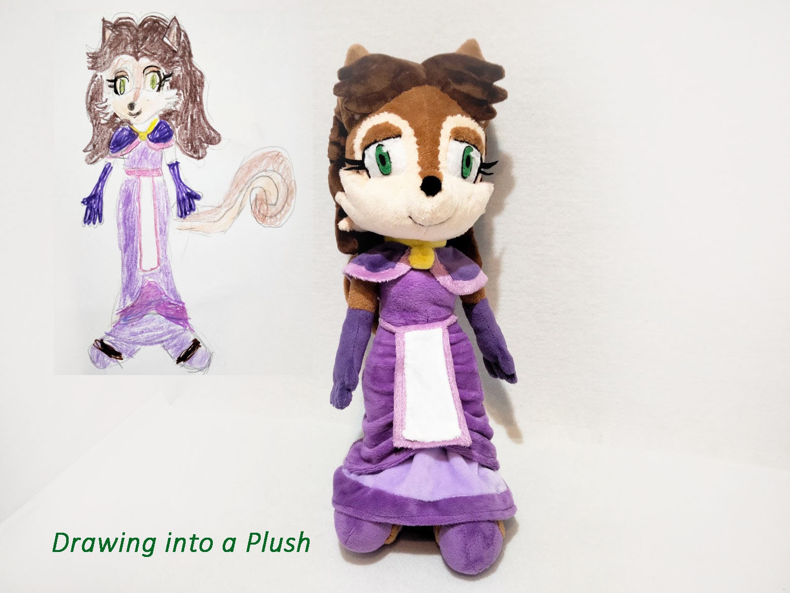 Custom plush Just Like Blaze the cat sonic inspired funmade -  Portugal