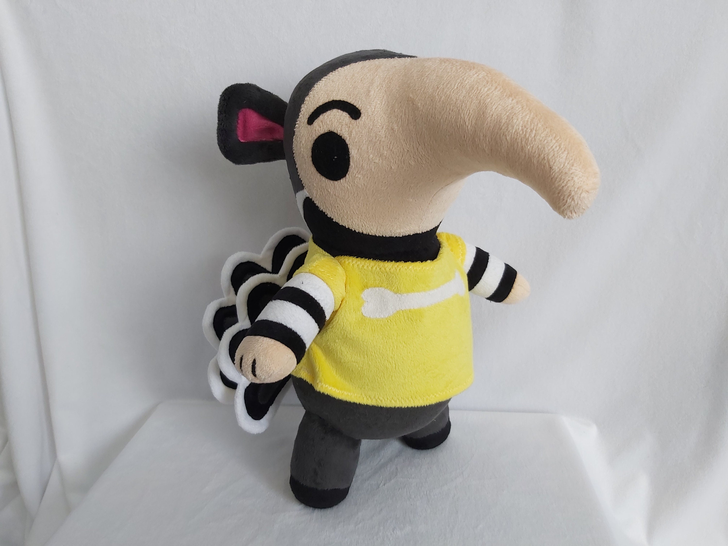 Custom plush Antonio the anteater villager from animal Etsy